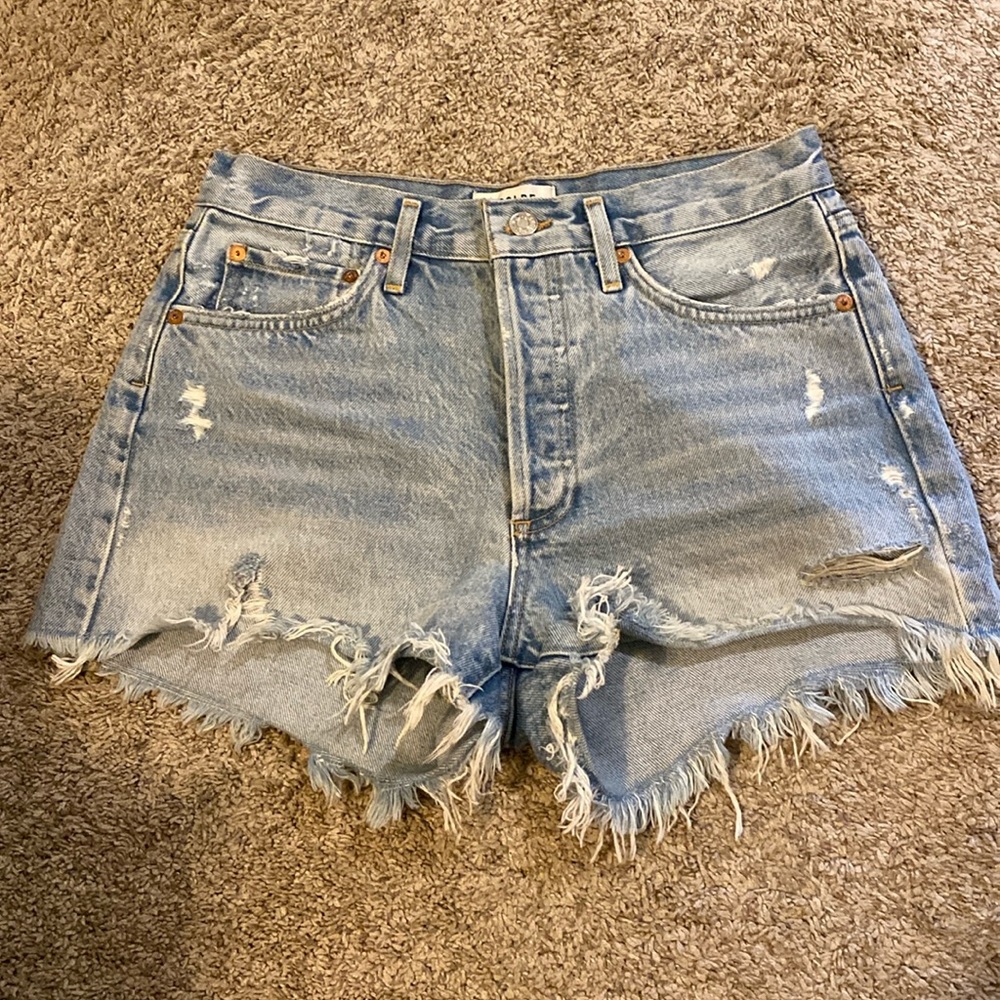 AGOLDE Parker destroyed shorts